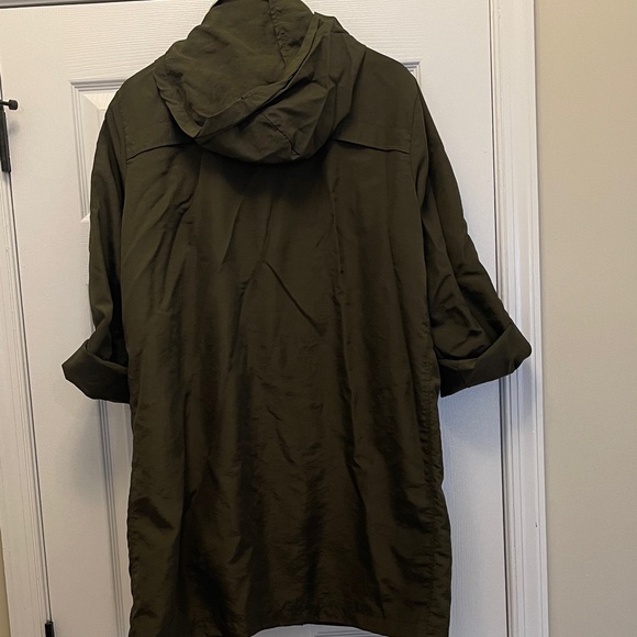 Jones New York Olive Utility Jacket with Gold Accents - Picture 7 of 9